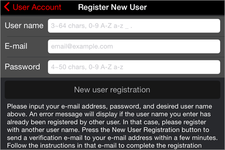 Account Registration Error: 0